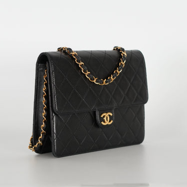 Chanel mid flap black vintage ref. 7978