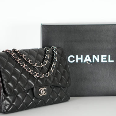 Chanel Jumbo black leather ref. 7979