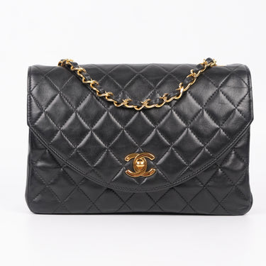 Chanel black leather vintage ref. 7983