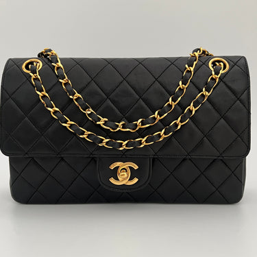 Chanel double flap black vintage ref. 8029