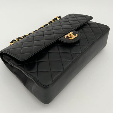 Chanel double flap black vintage ref. 8029